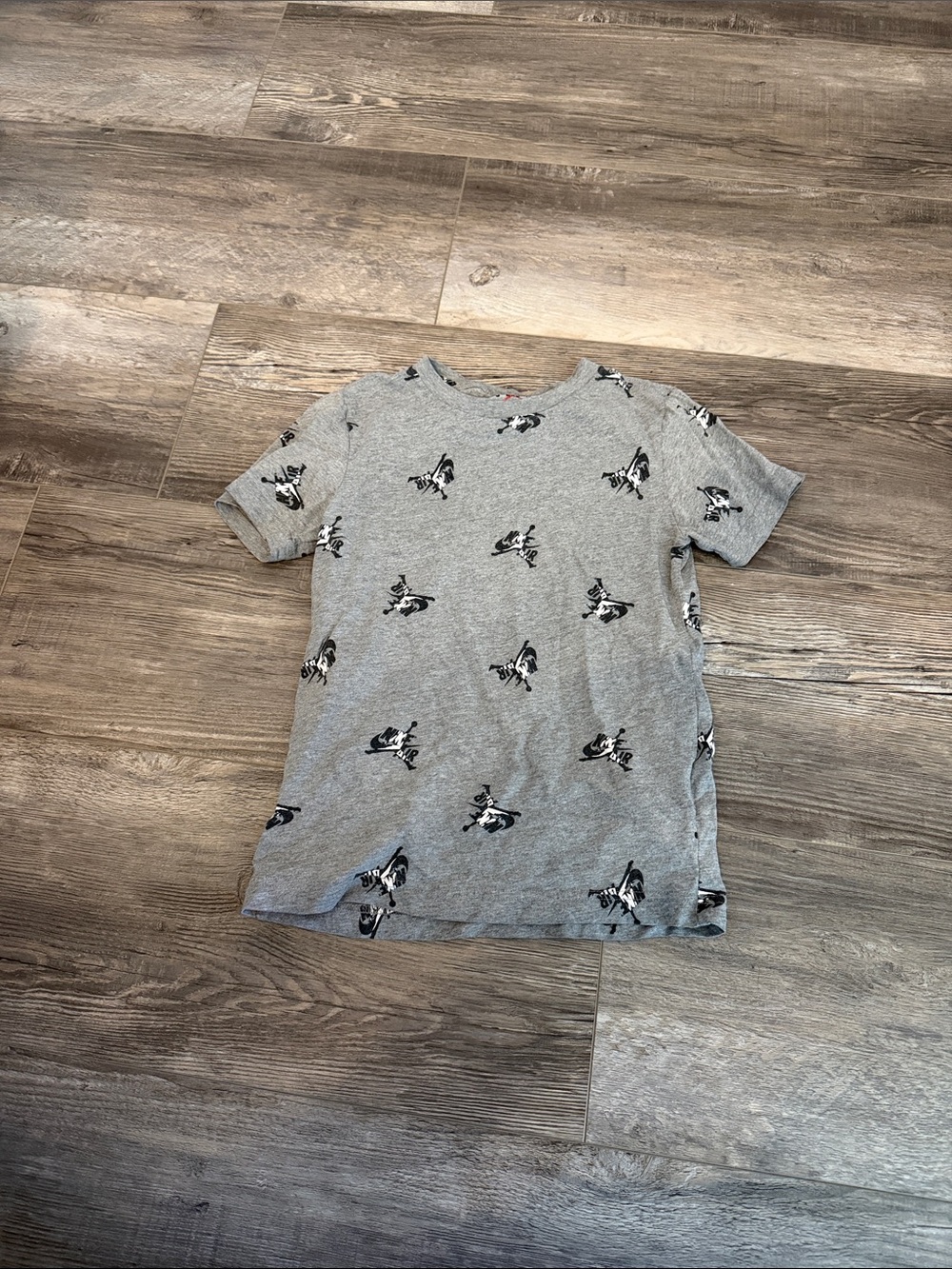 Jordan Gray Graphic Short Sleeve Tee‎ - Skate Motif